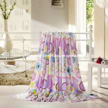 100% Polyester Rotary Printing Coral Fleece Blanket
